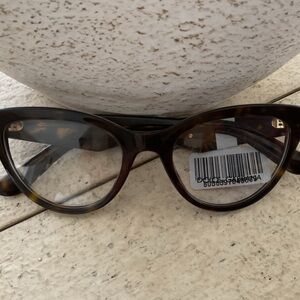 Dolce & Gabbana Tortoise Cat Eye Glass Frames New